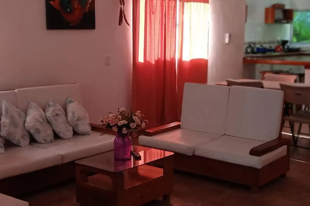 Prázdninový dům Vila La Casa Naranja En Holbox Mexiko